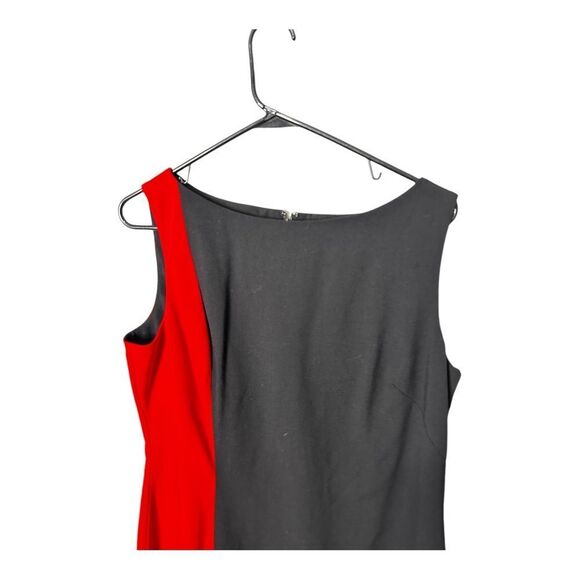 Lauren Ralph Lauren Womens Size 16 Color Block Sheath Dress Knee Length - Picture 4 of 8